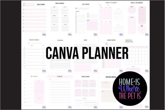 Download Animal Lover Canva Planner Template - Planner template Collection