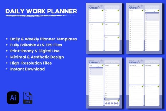 Download Editable Daily Planner Template - Planner template Collection