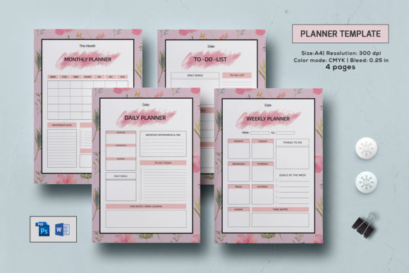Download Printable Daily Planner Template - Planner template Collection