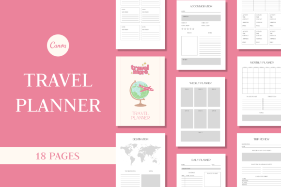 Download Travel Planner Template | Travel Journal - Planner template Collection