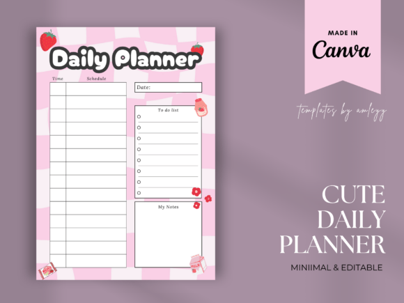 Download Cute Daily Planner Template - Planner template Collection
