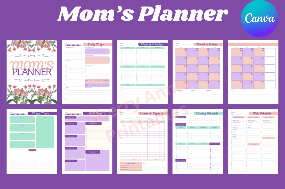 Download Mom's Busy Day Planner Template - Planner template Collection