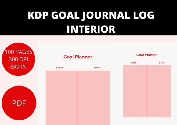 Download KDP GOAL PLANNER PDF INTERIOR - Goal planner pdf Collection