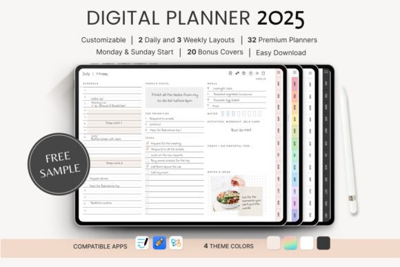 Download Digital Planner 2025 - Premium Resources