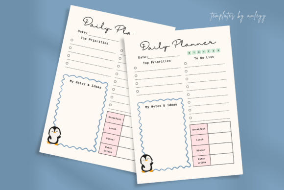 Download Daily Planner Template | Canva Editable - Planner template Collection