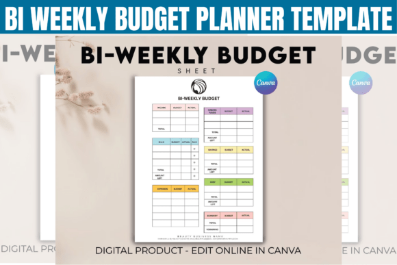 Download Bi-Weekly Budget Planner Template - Planner template Collection