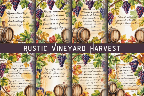 Download Rustic Vineyard Harvest Junk Journal - Harvest junk journal Collection